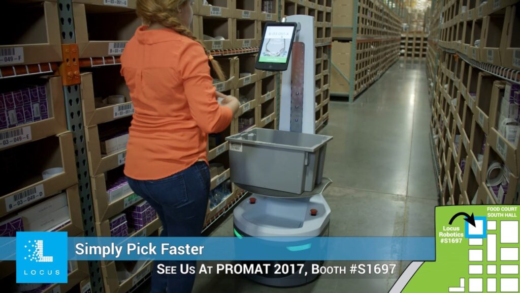 Video: Locus Robotics at PROMAT 2017