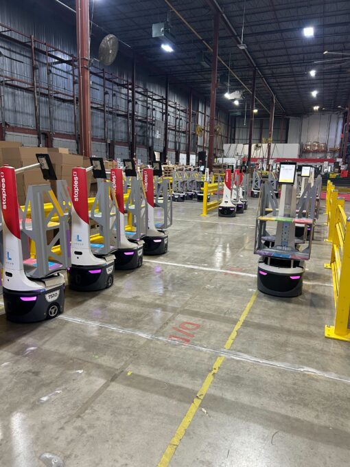 Staples Canada Locus Origin in warehouse