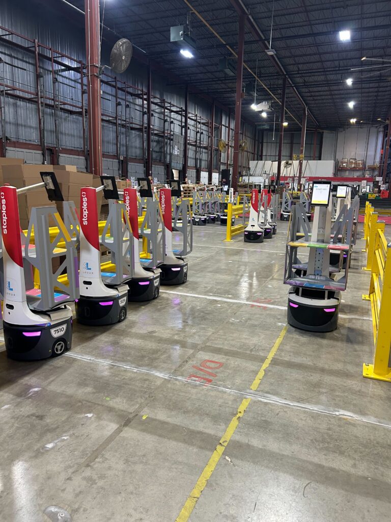 Staples Canada Locus Origin in warehouse