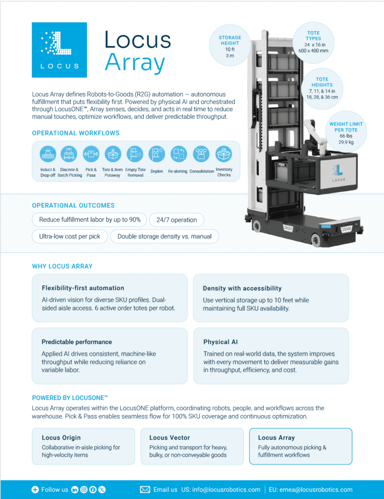 Locus Array Datasheet Cover