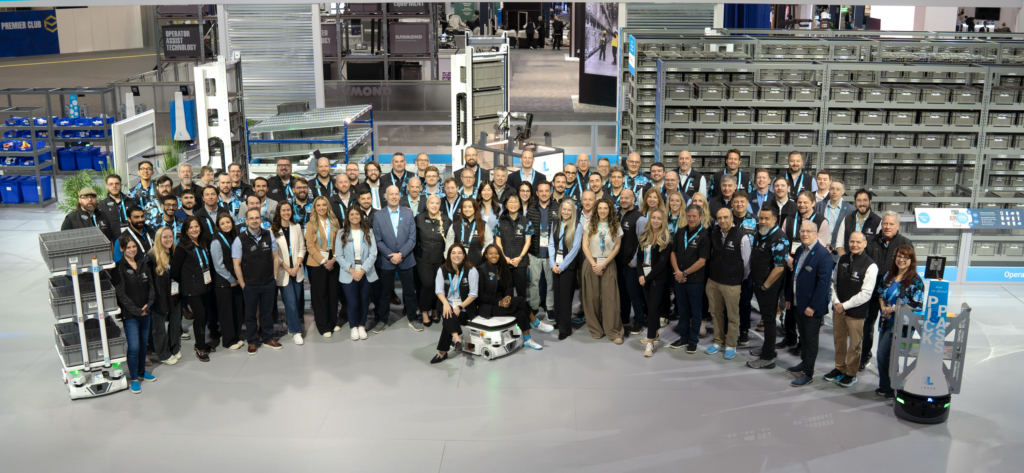 The Locus Robotics team at a live industry event
