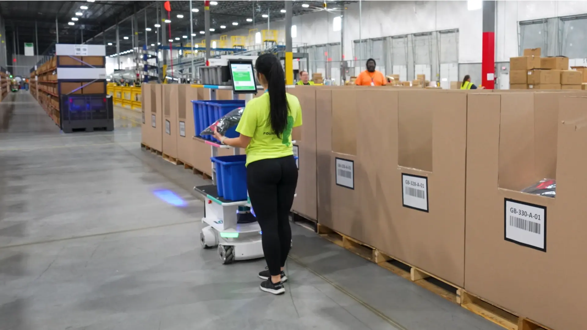 Locus Vector in a high-throughput fulfillment operation