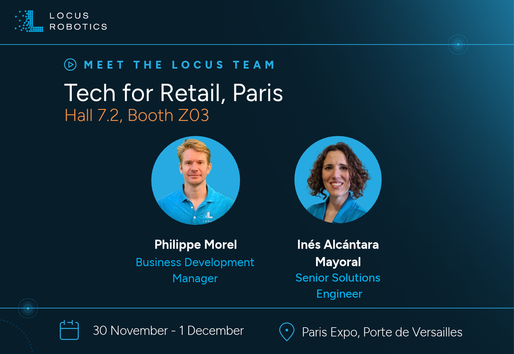 Meet the Locus team at Tech for Retail 2026, Paris