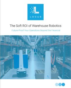 Soft ROI of Warehouse Robotics image with LocusBots in a warehouse